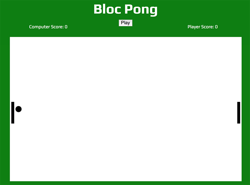 Bloc Pong